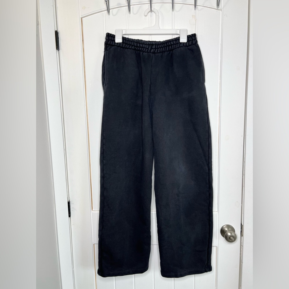 Velour Garments 600 GSM ‘Anthracite' Straight-leg Pants × 1